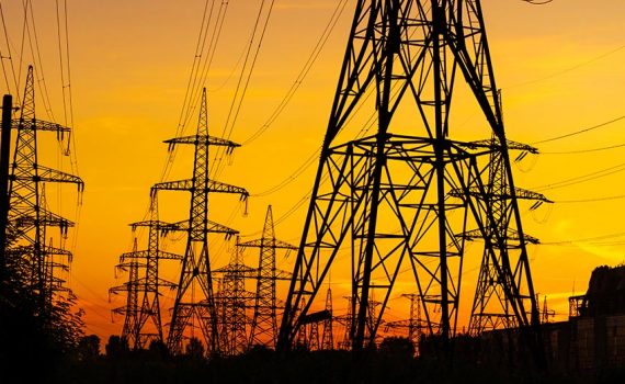 Electric supply via pylons
